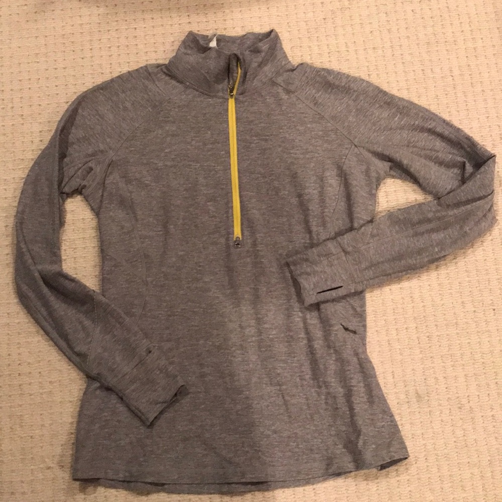 Lululemon Athletica sz 12 Large 3/4 zip pullover